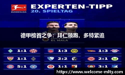 德甲榜首之争:拜仁领跑,多特紧追